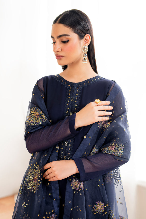 Baroque | Luxury Pret 24 | CHIFFON PR-983 - Designer Dress with Intricate embroidery and embellishments. Shop elegent wedding dress at Maria Faisal.