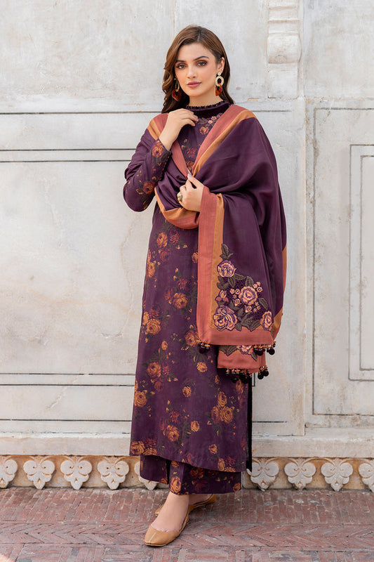 Baroque | Luxury Pret 24 | VISCOSE UF-736 - Designer Dress with Intricate embroidery and embellishments. Shop elegent wedding dress at Maria Faisal.