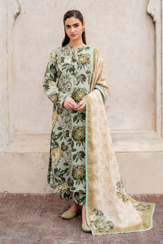 Baroque | Luxury Pret 24 | VISCOSE UF-728 - Designer Dress with Intricate embroidery and embellishments. Shop elegent wedding dress at Maria Faisal.