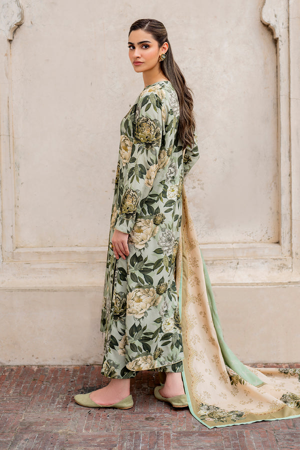 Baroque | Luxury Pret 24 | VISCOSE UF-728 - Designer Dress with Intricate embroidery and embellishments. Shop elegent wedding dress at Maria Faisal.