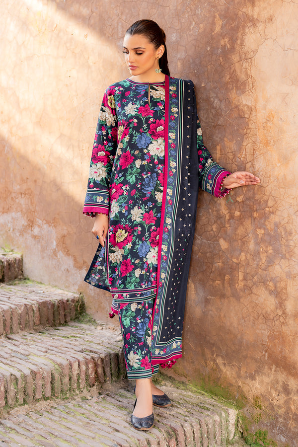 Baroque | Luxury Pret 24 | VISCOSE UF-730 - Designer Dress with Intricate embroidery and embellishments. Shop elegent wedding dress at Maria Faisal.