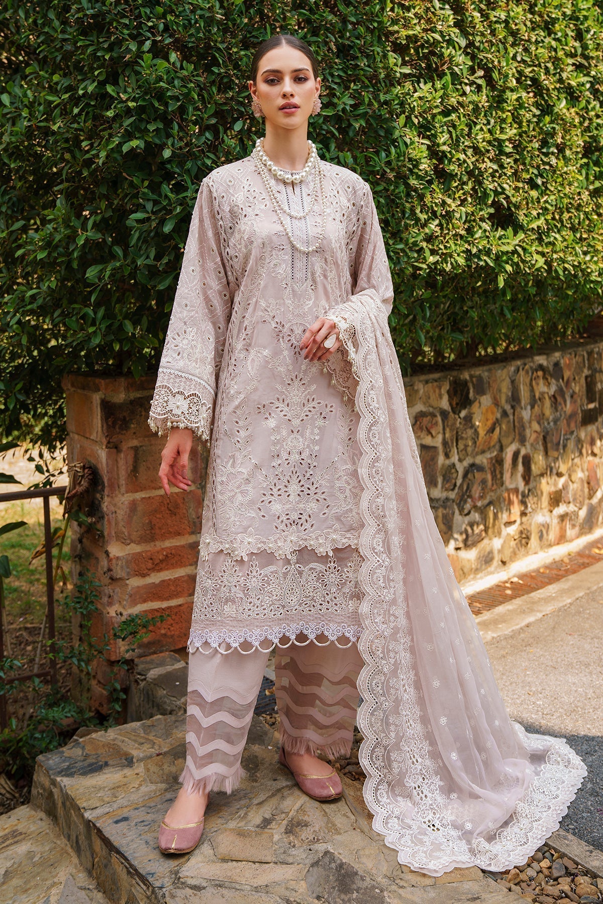Baroque | Swiss Lawn 24 | SL12-D03 - Designer Dress - Maria Faisal
