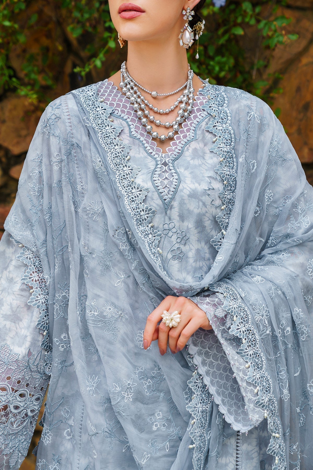 Baroque | Swiss Lawn 24 | SL12-D05 - Designer Dress - Maria Faisal