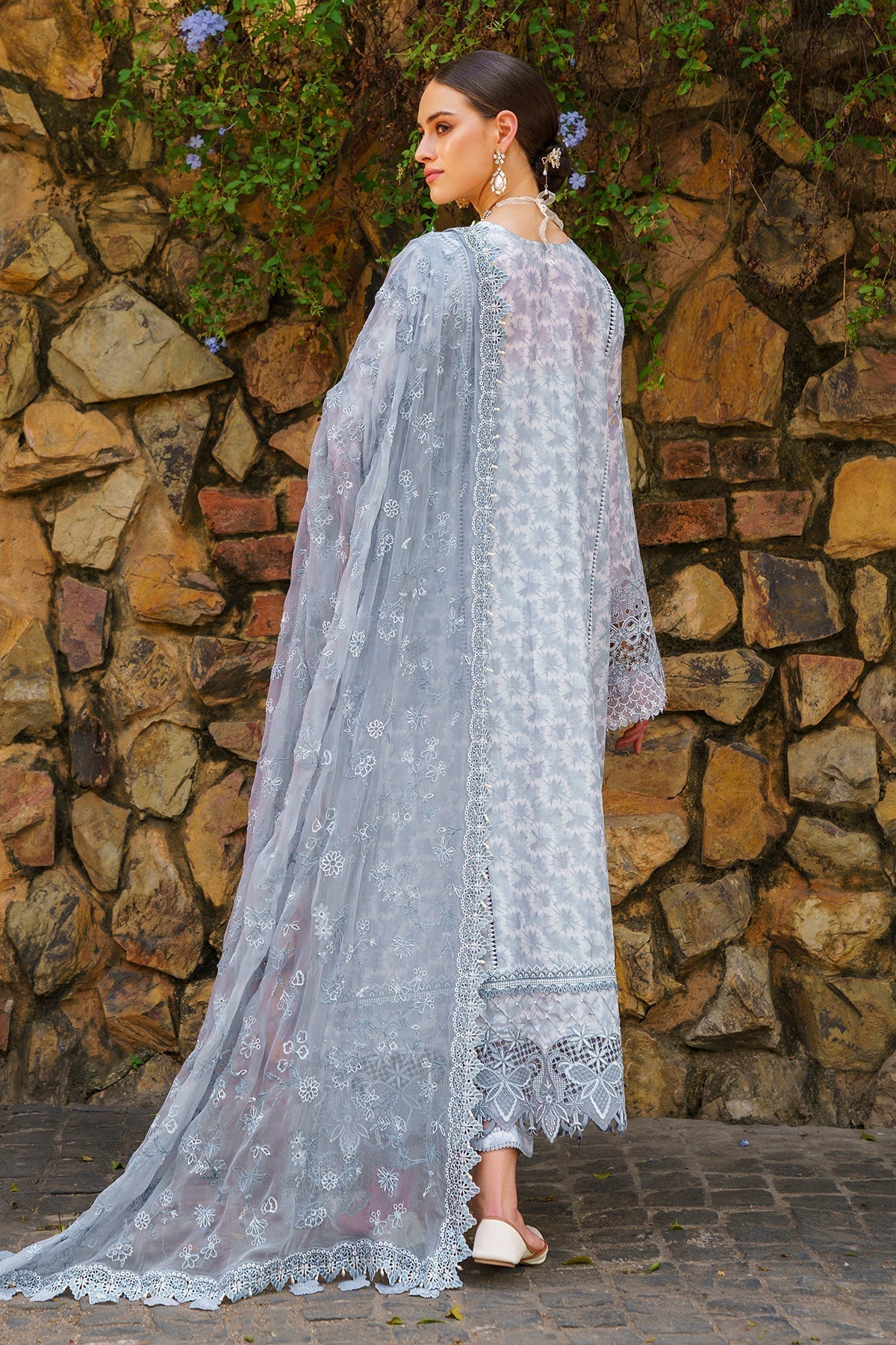 Baroque | Swiss Lawn 24 | SL12-D05 - Designer Dress - Maria Faisal