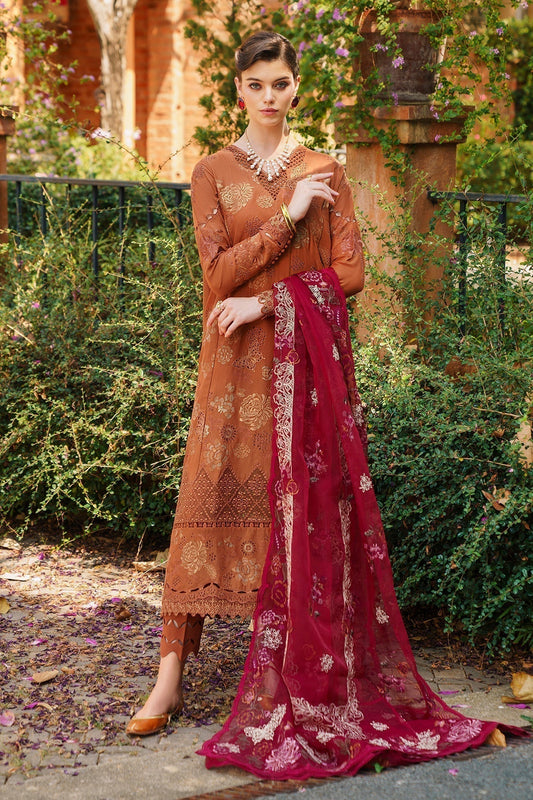 Baroque | Swiss Lawn 24 | SL12-D08 - Designer Dress - Maria Faisal