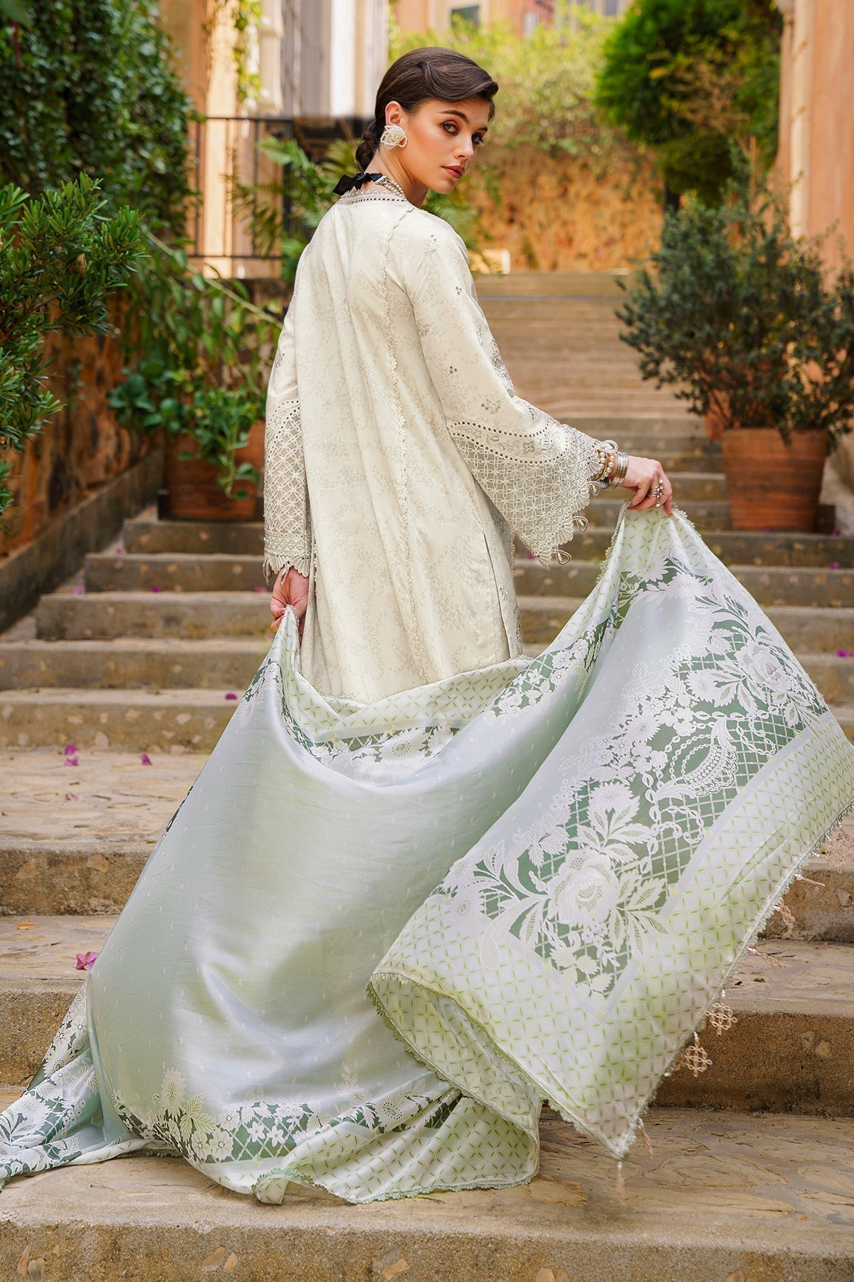 Baroque | Swiss Lawn 24 | SL12-D01 - Designer Dress - Maria Faisal