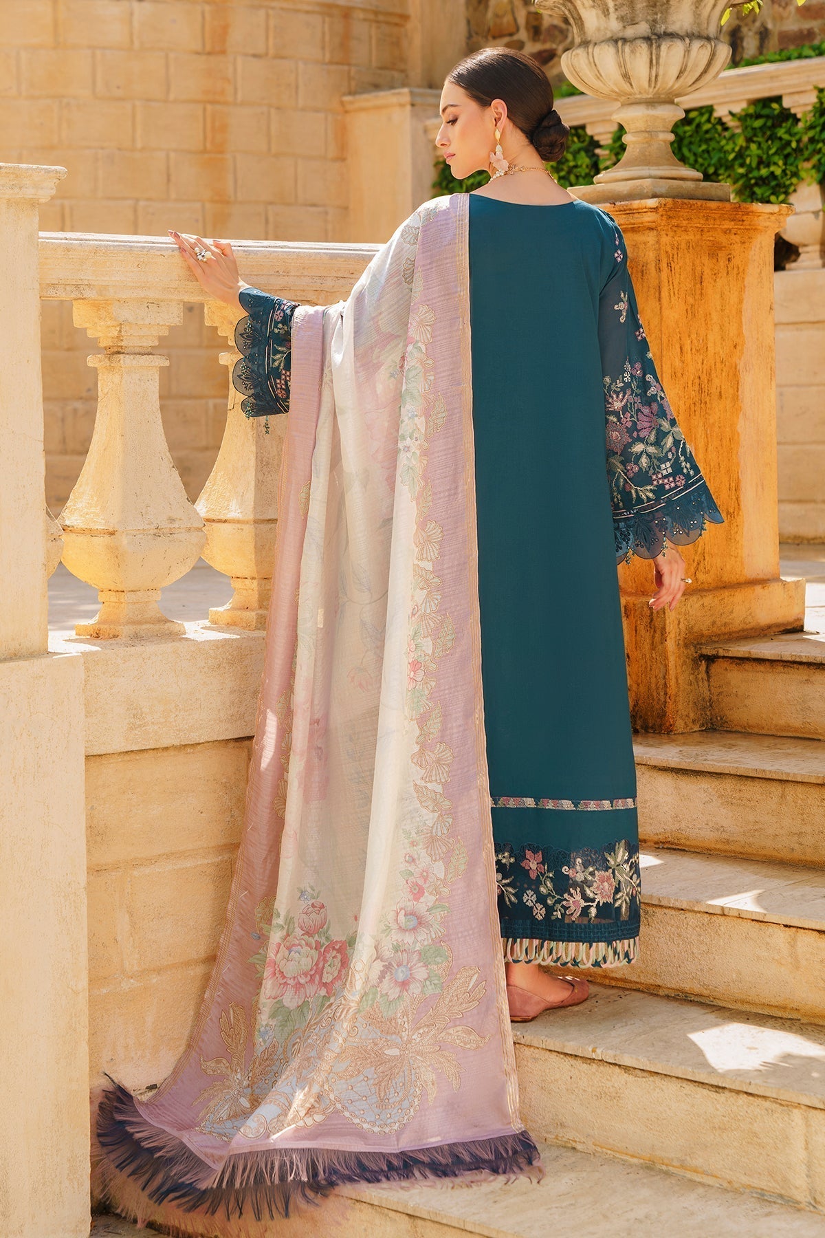Baroque | Swiss Lawn 24 | SL12-D02 - Designer Dress - Maria Faisal