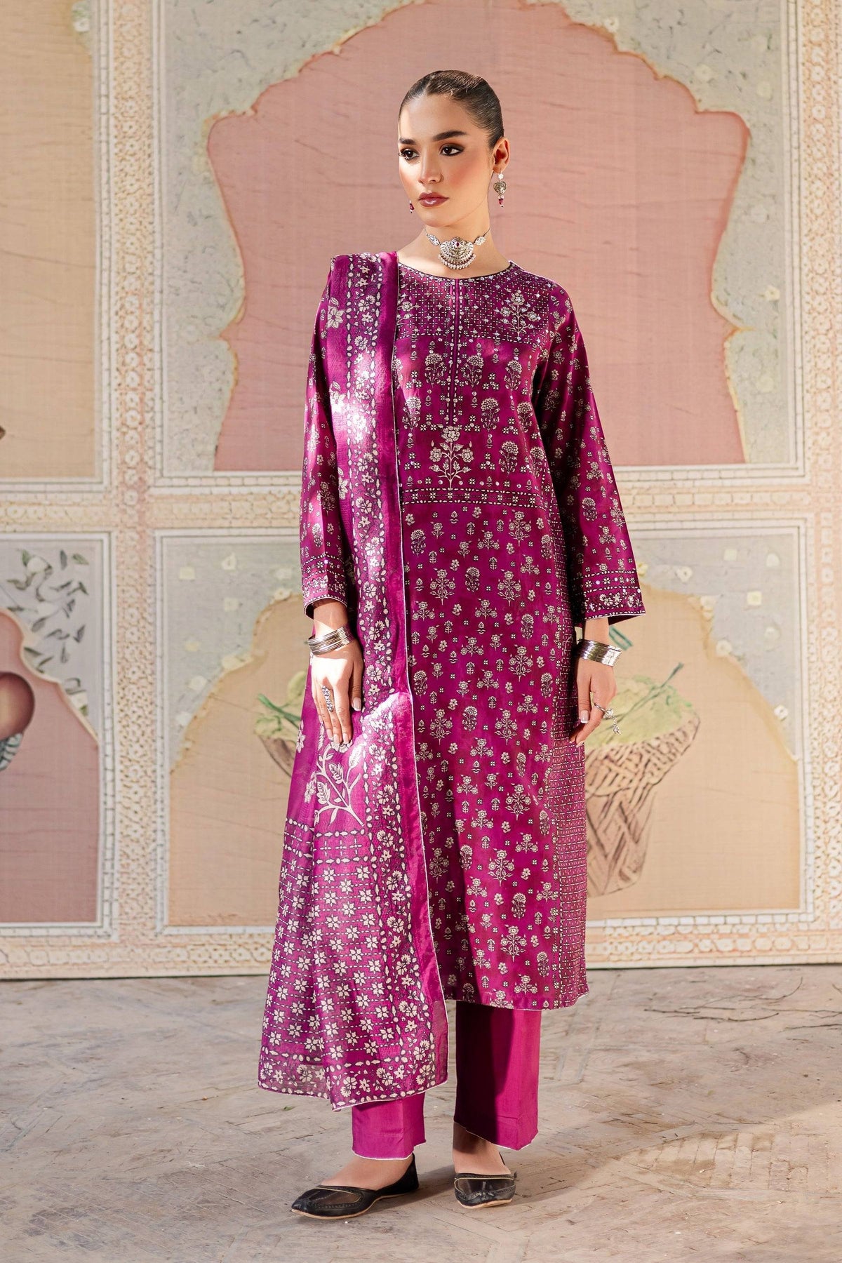 Batik | Chargbagh | Pink Arsh by Maria Faisal - Registered Vendor of : Batik - type : Ladies Clothes - 100% original wedding dresses