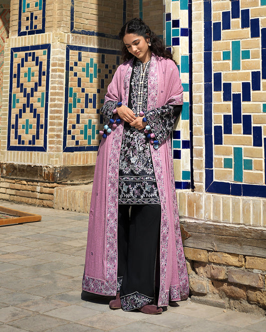 Mushq | Bukhara Winter Edit | Bazaar Trail - Luxury Dress - available at Maria Faisal in UK and USA.