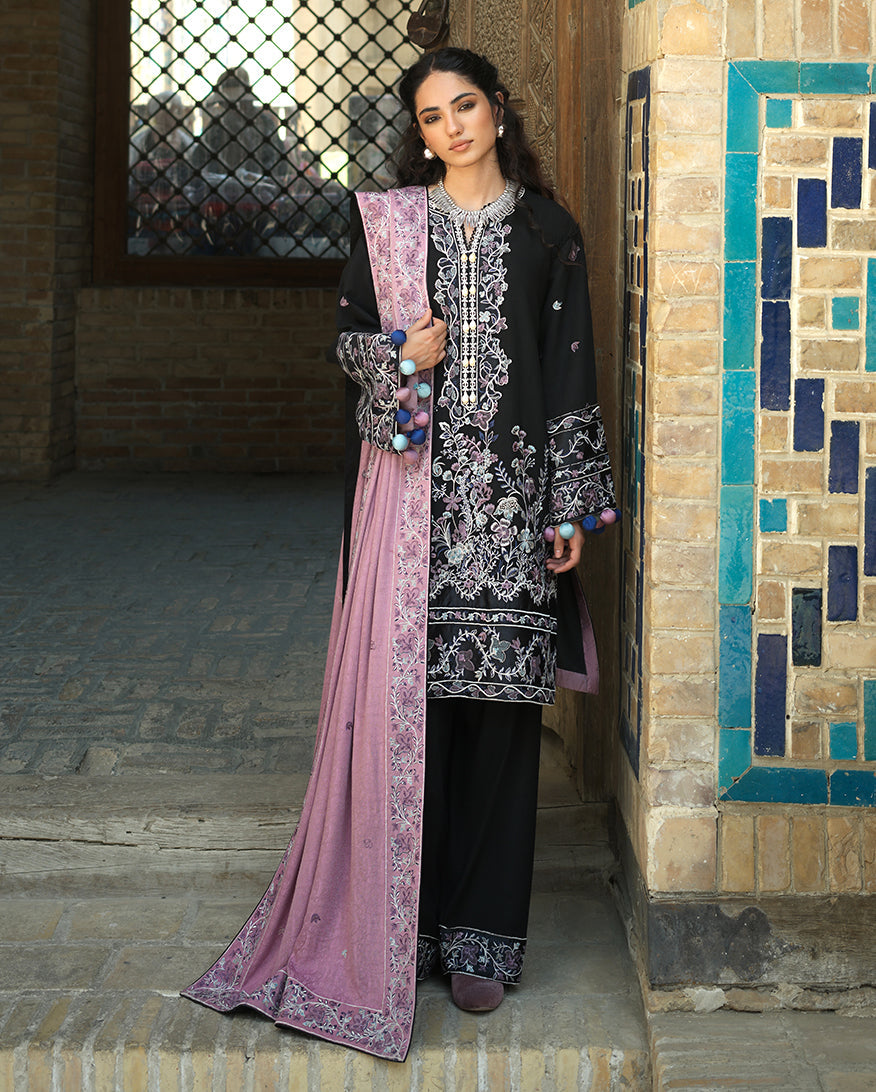 Mushq | Bukhara Winter Edit | Bazaar Trail - Luxury Dress - available at Maria Faisal in UK and USA.