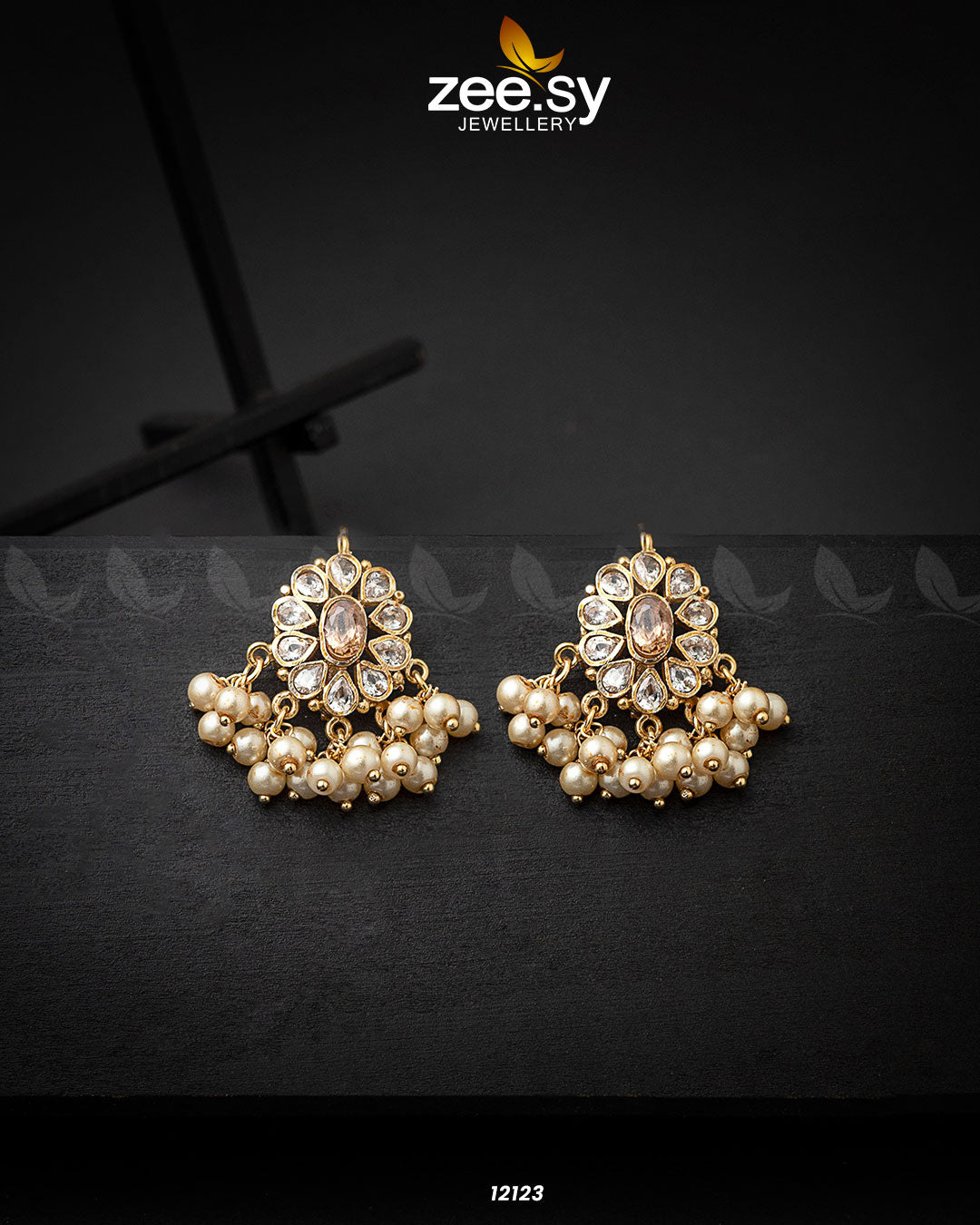 Beads Studs Earrings - Earrings 