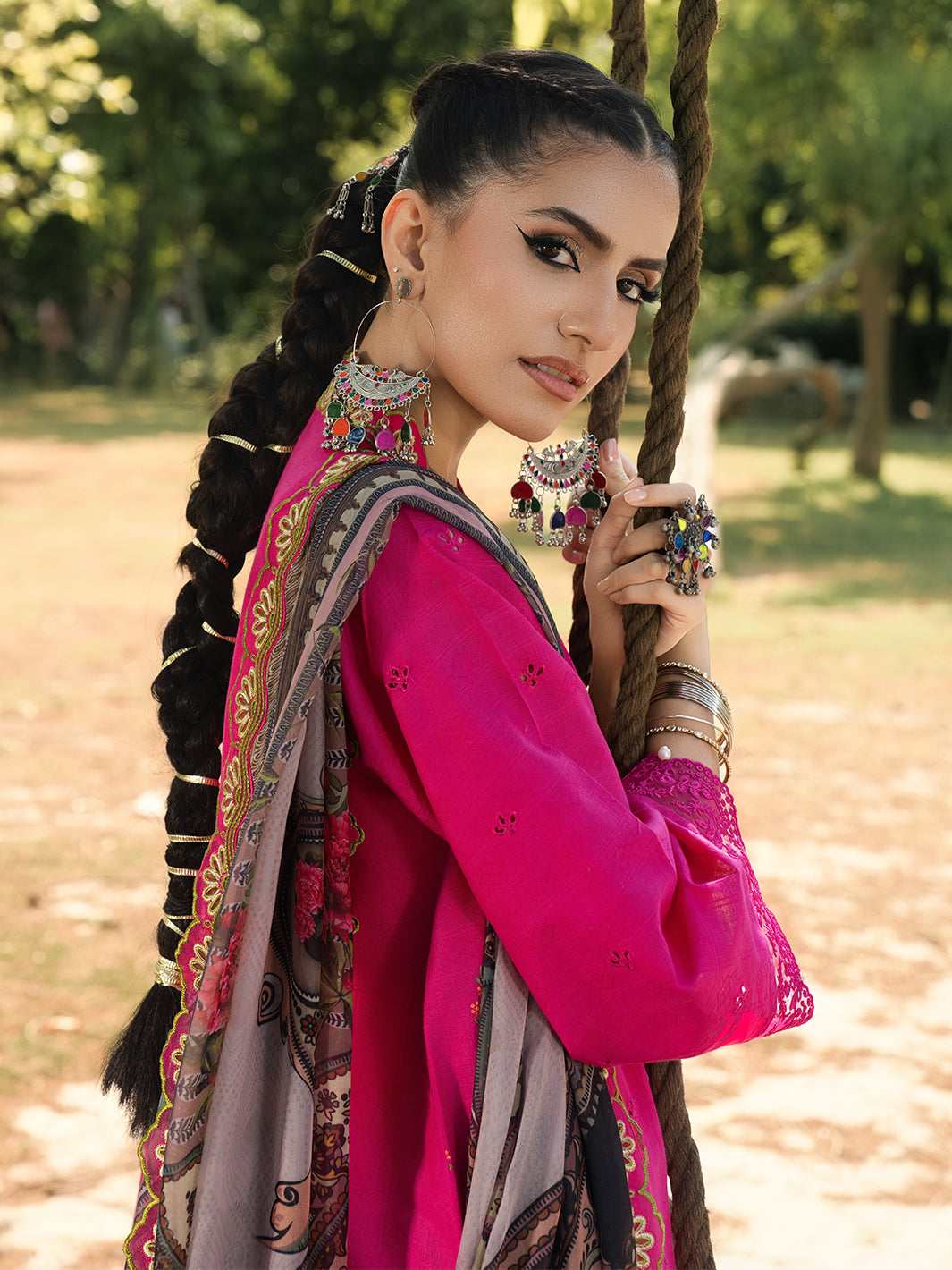 Hemstitch | The Garden Lawn | Blush Petal - Ladies Clothes - Maria Faisal
