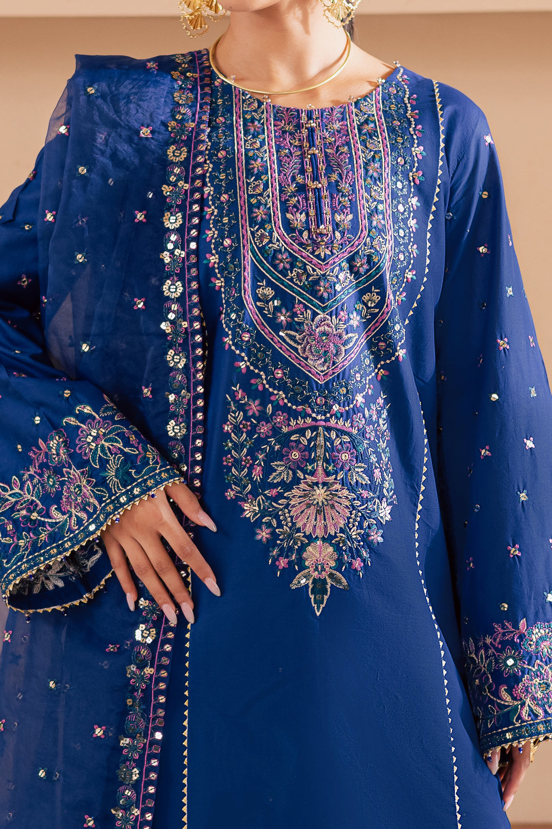 Batik | Luxury Formals | Claudette 3Pc - Ladies Clothes - Maria Faisal


