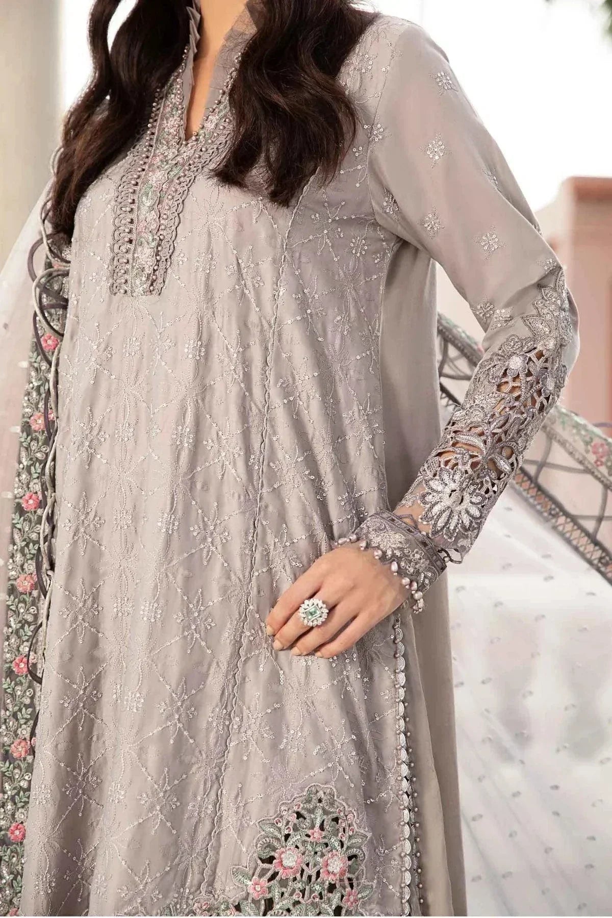 Maria B | Sateen Formals 23 | Grey CST-707