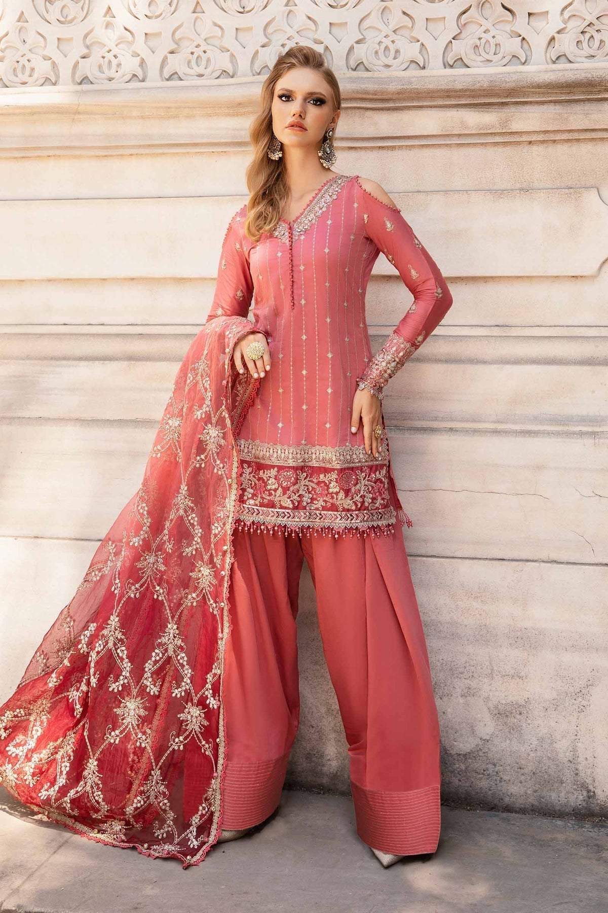 Maria B | Sateen Formals 24 | CST-809 - Ladies Clothes - Maria Faisal
