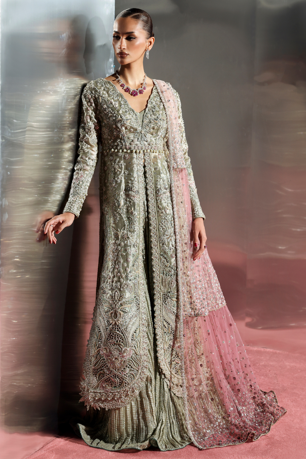 Soraya | Oriana Luxury Formals 26 | Caelis - Wedding Dress - available at Maria Faisal in UK and USA.