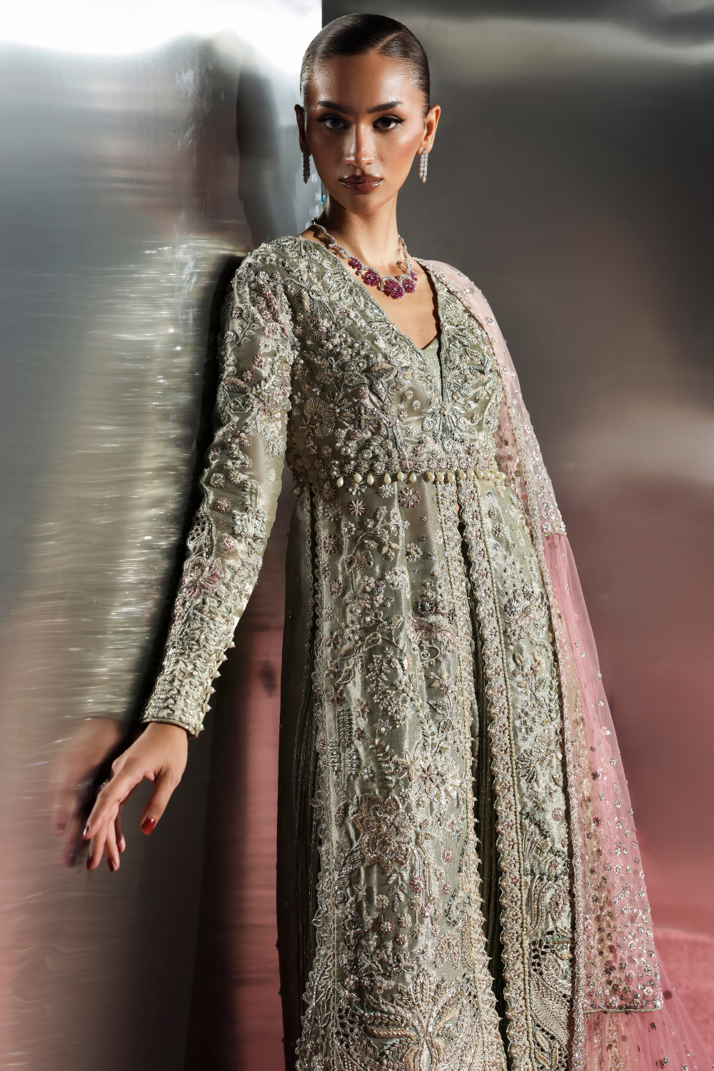 Soraya | Oriana Luxury Formals 26 | Caelis - Wedding Dress - available at Maria Faisal in UK and USA.