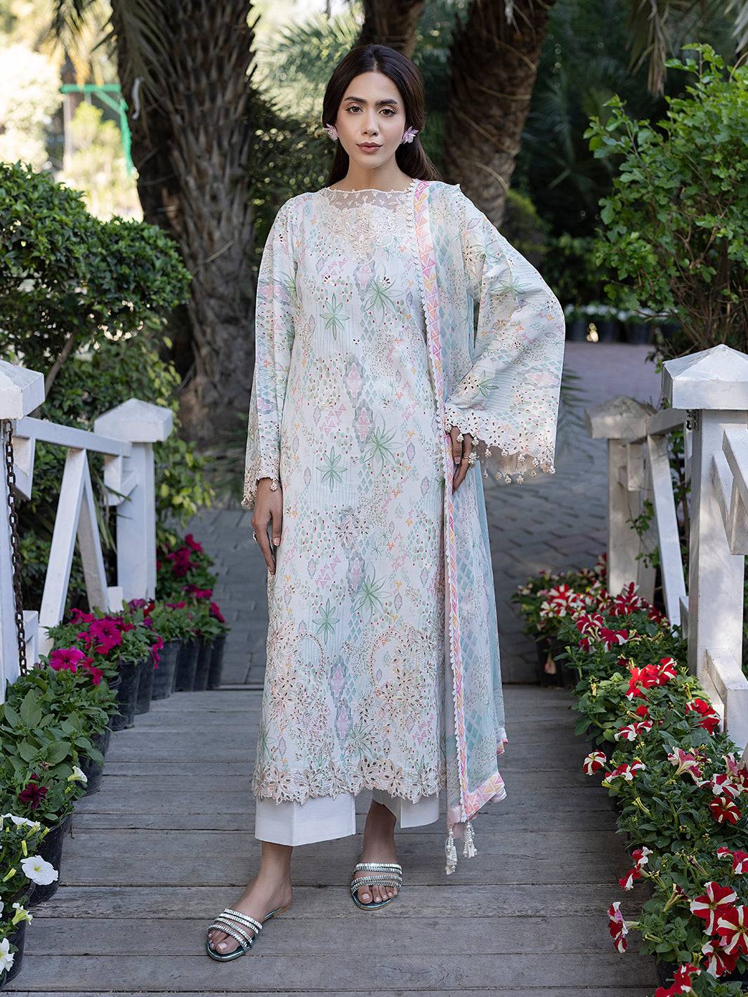 Izel | Oh Spring Lawn 25 | CLEO by Maria Faisal - Registered Vendor of : Izel - type : Ladies Clothes - 100% original wedding dresses