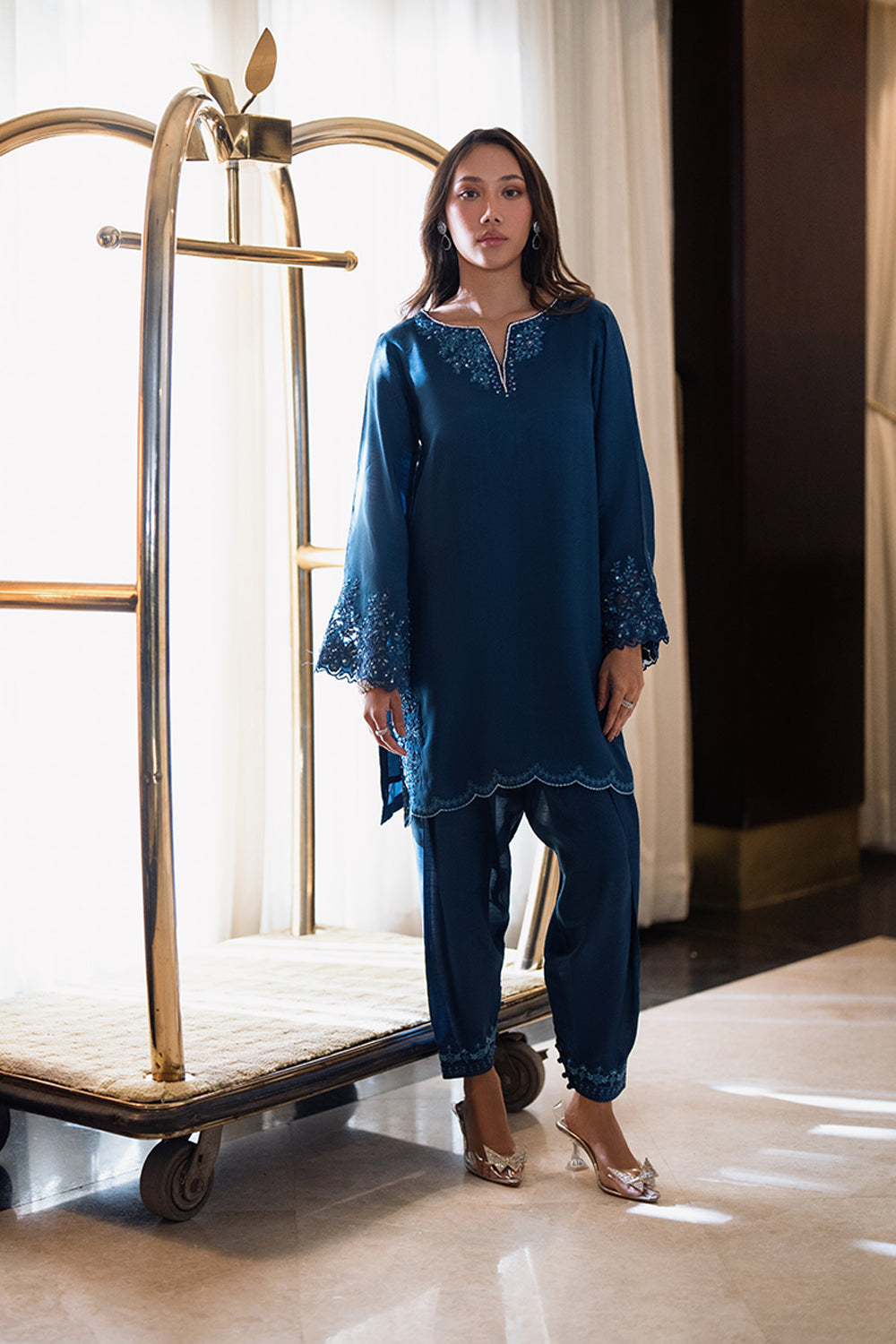 Azure | Diva Formals | Cobalt Glow - Ladies Clothes - Maria Faisal