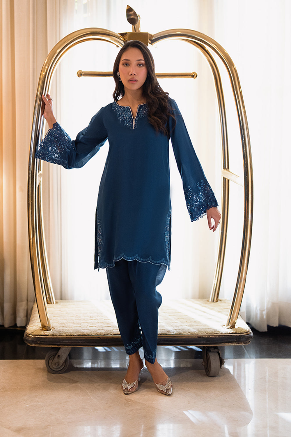 Azure | Diva Formals | Cobalt Glow - Ladies Clothes - Maria Faisal