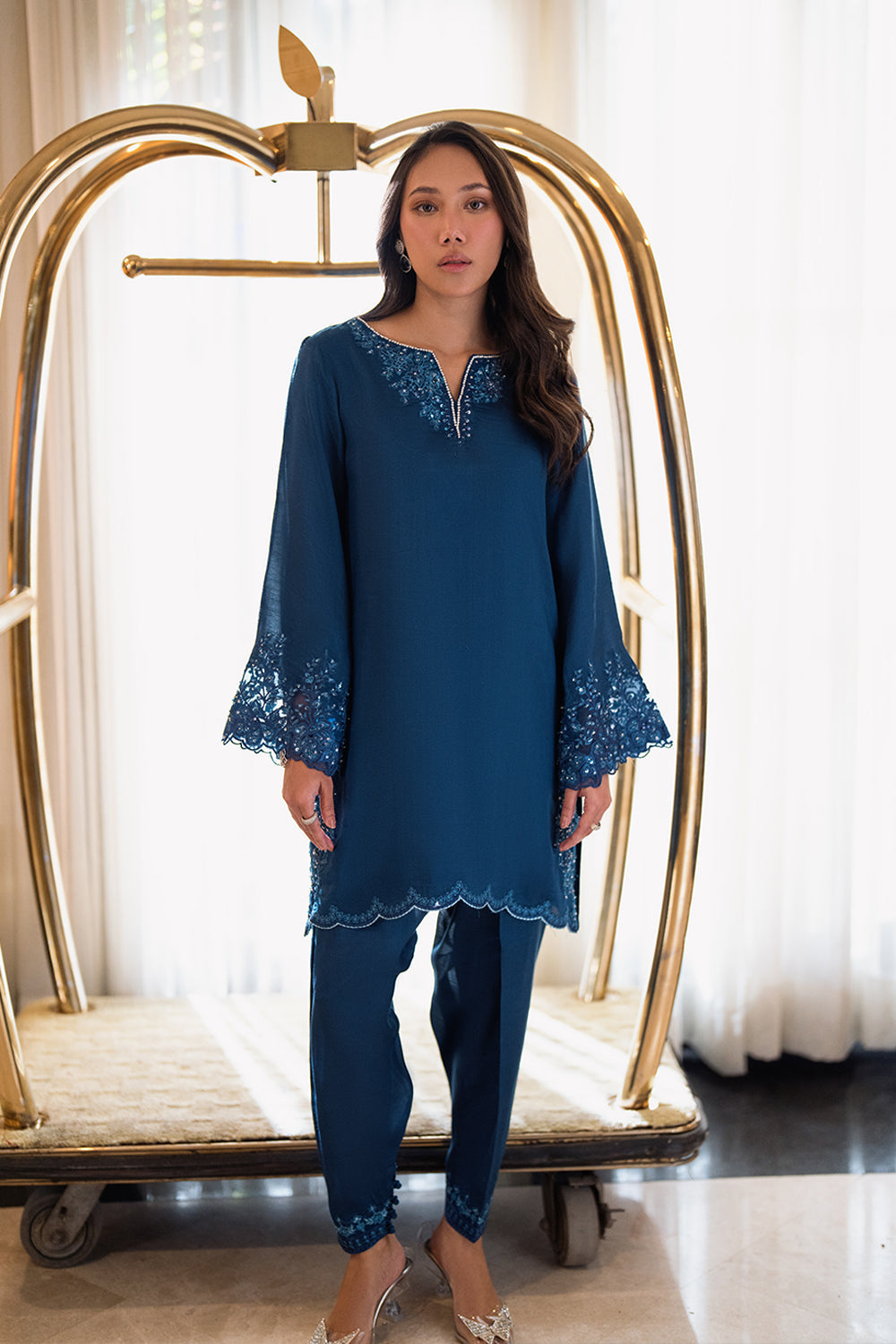 Azure | Diva Formals | Cobalt Glow - Ladies Clothes - Maria Faisal