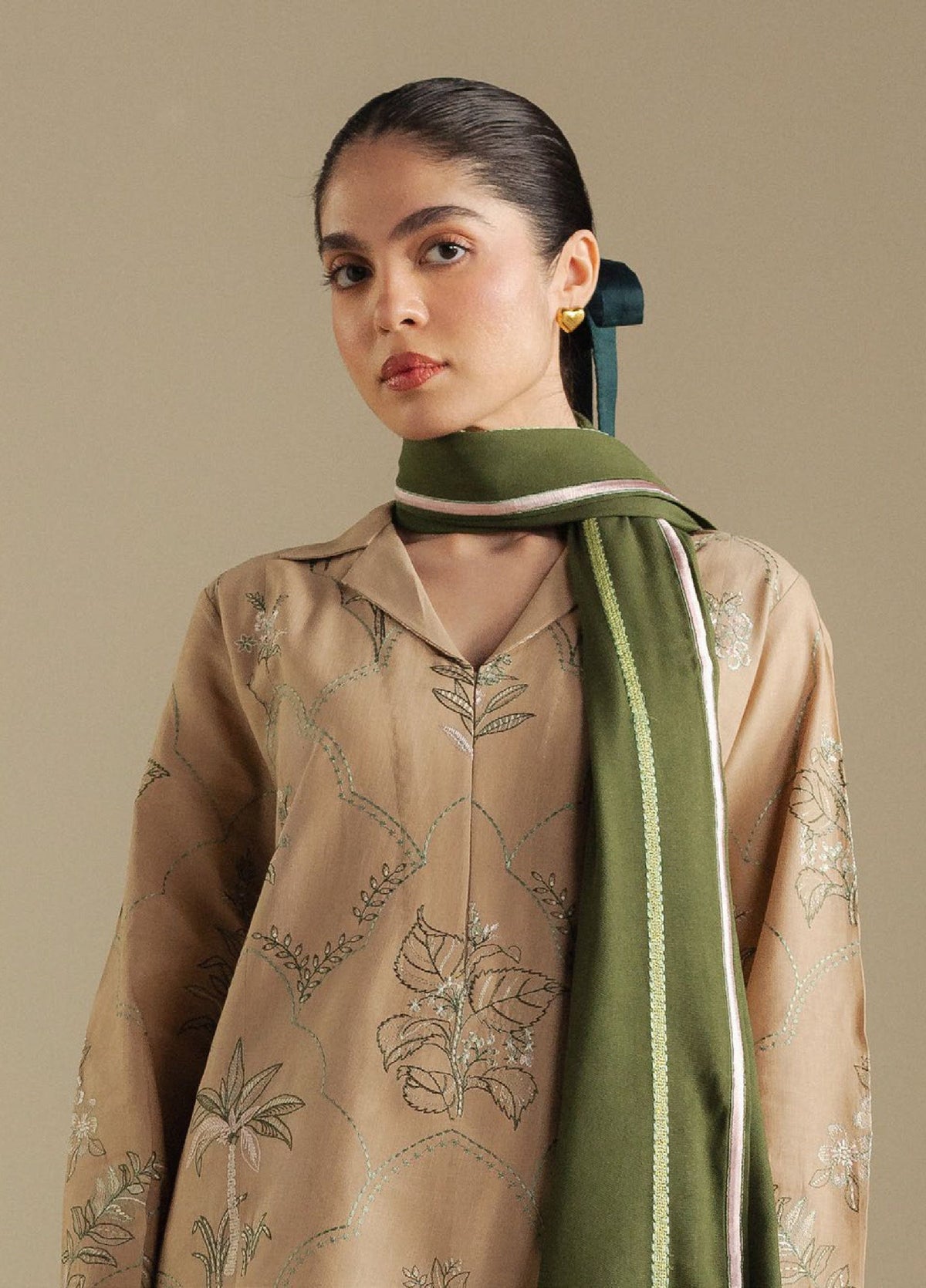 Zara Shahjahan | Coco Winter 25 | Amber-1A - Casual Dress - available at Maria Faisal in UK and USA.