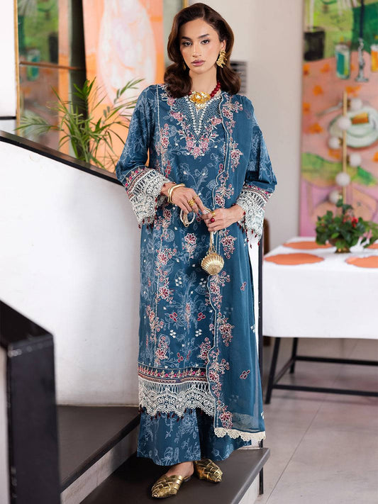 Mahnur | After Hours Luxury Lawn 25 | Confetti Hour by Maria Faisal - Registered Vendor of : Mahnur - type : Ladies Clothes - 100% original wedding dresses