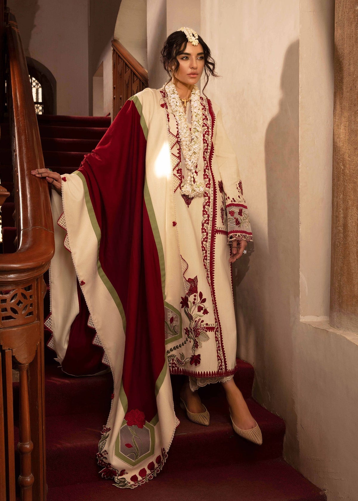 Crimson | Aaleen Winter 24 | Musafir - Ladies Clothes 