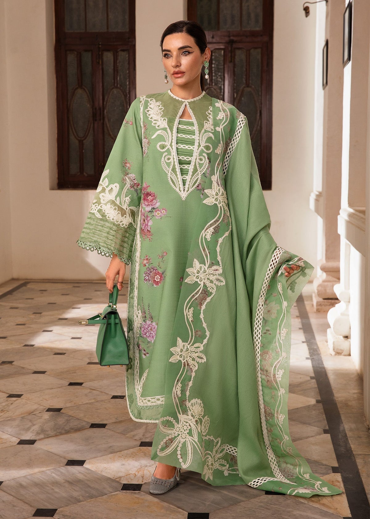 Crimson | Aaleen Winter 24 | Gulbaan - Ladies Clothes 