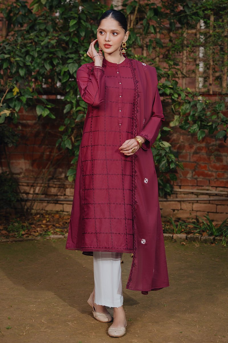 Cross Stitch | Eid Collection | RED WOOD - Maria Faisal