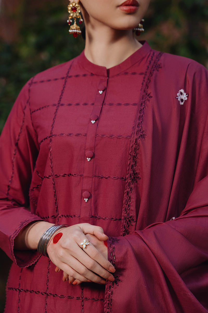 Cross Stitch | Eid Collection | RED WOOD - Maria Faisal