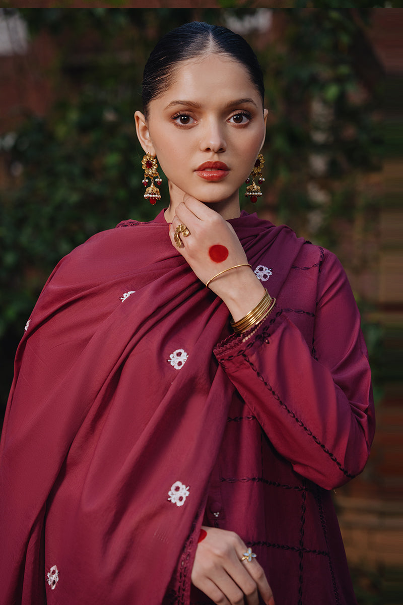 Cross Stitch | Eid Collection | RED WOOD - Maria Faisal