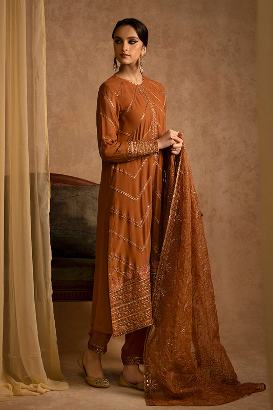 Cross Stitch | Eid Collection | AMBER GOLD - Maria Faisal