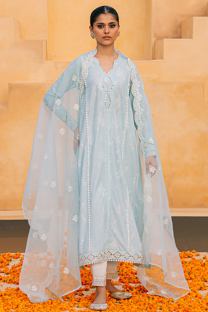 Cross Stitch | Eid Collection | SAFFRON SEA - Maria Faisal