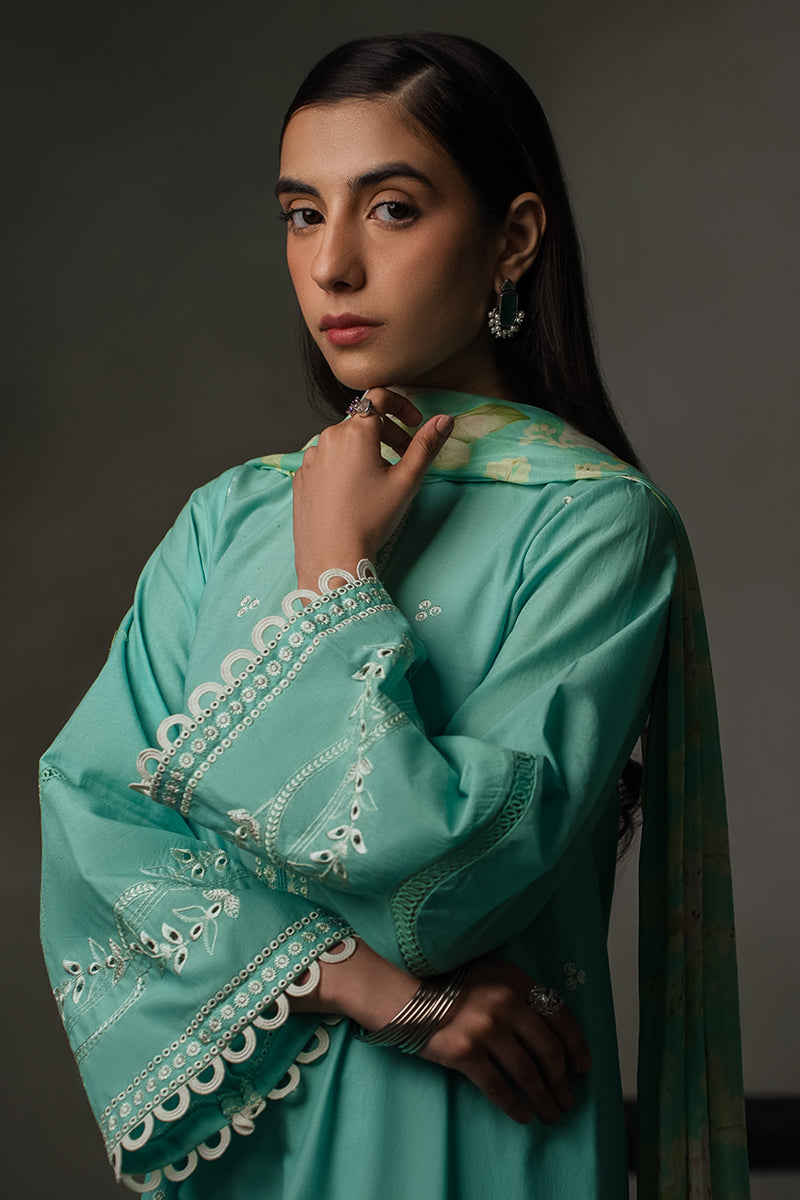Cross Stitch | Eid Collection | SEA GREEN - Maria Faisal