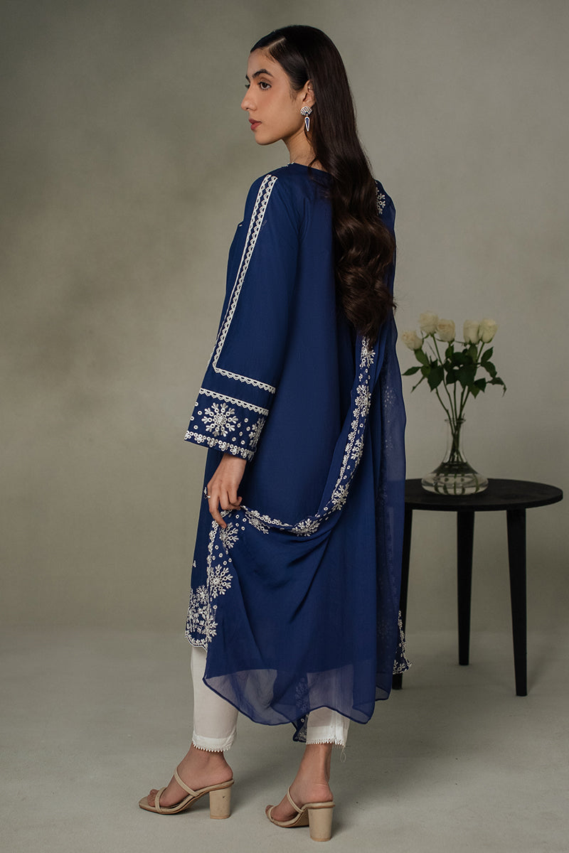 Cross Stitch | Eid Collection | MIDNIGHT BLUE - Maria Faisal