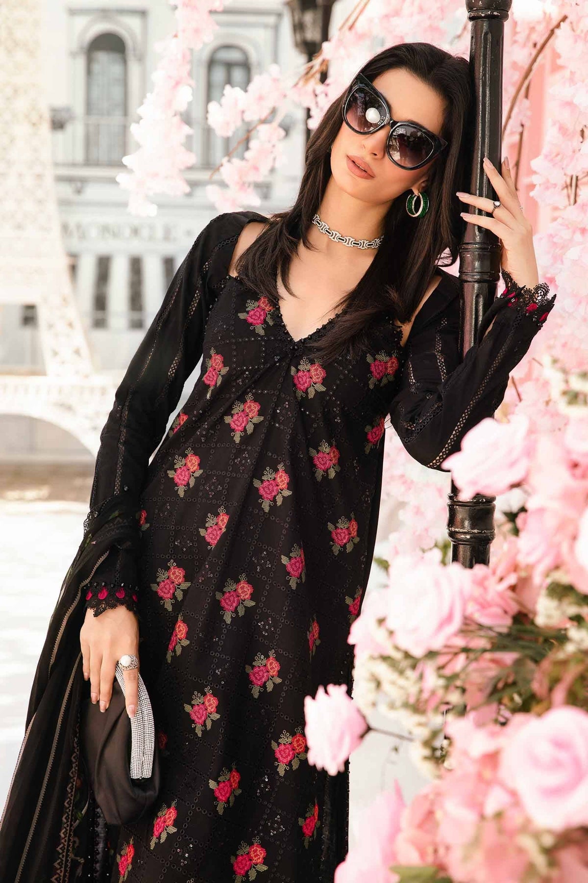Maria B | M Prints Summer 25 | MPT-2601-B by Maria Faisal - Registered Vendor of : Maria B - type : Ladies Clothes - 100% original wedding dresses