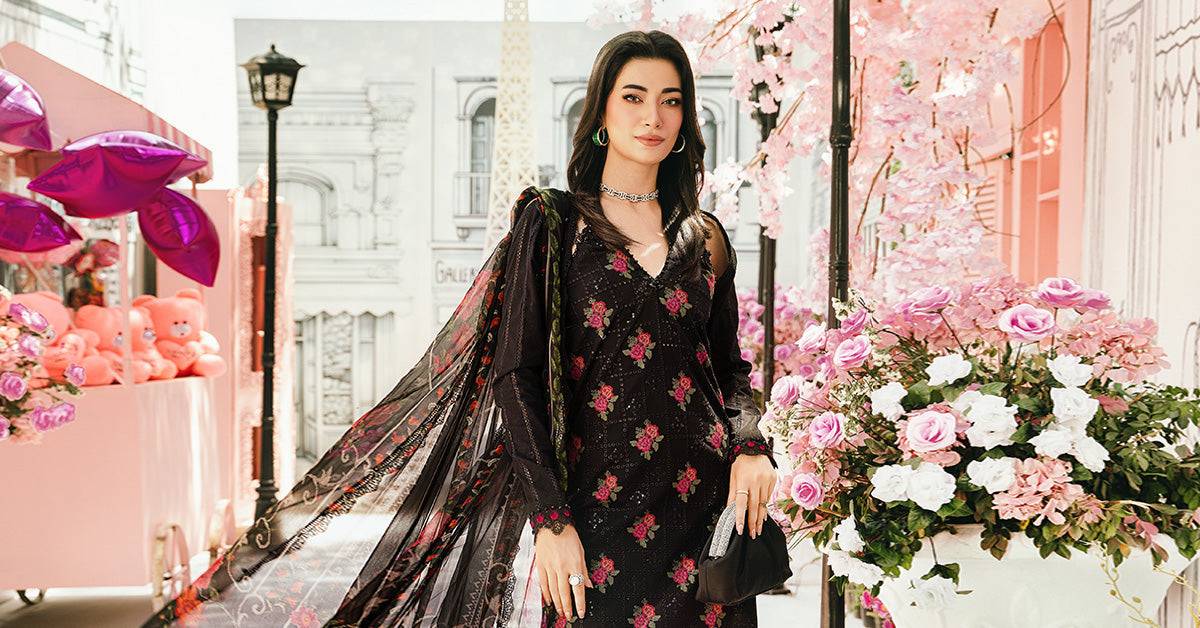 Maria B | M Prints Summer 25 | MPT-2601-B by Maria Faisal - Registered Vendor of : Maria B - type : Ladies Clothes - 100% original wedding dresses