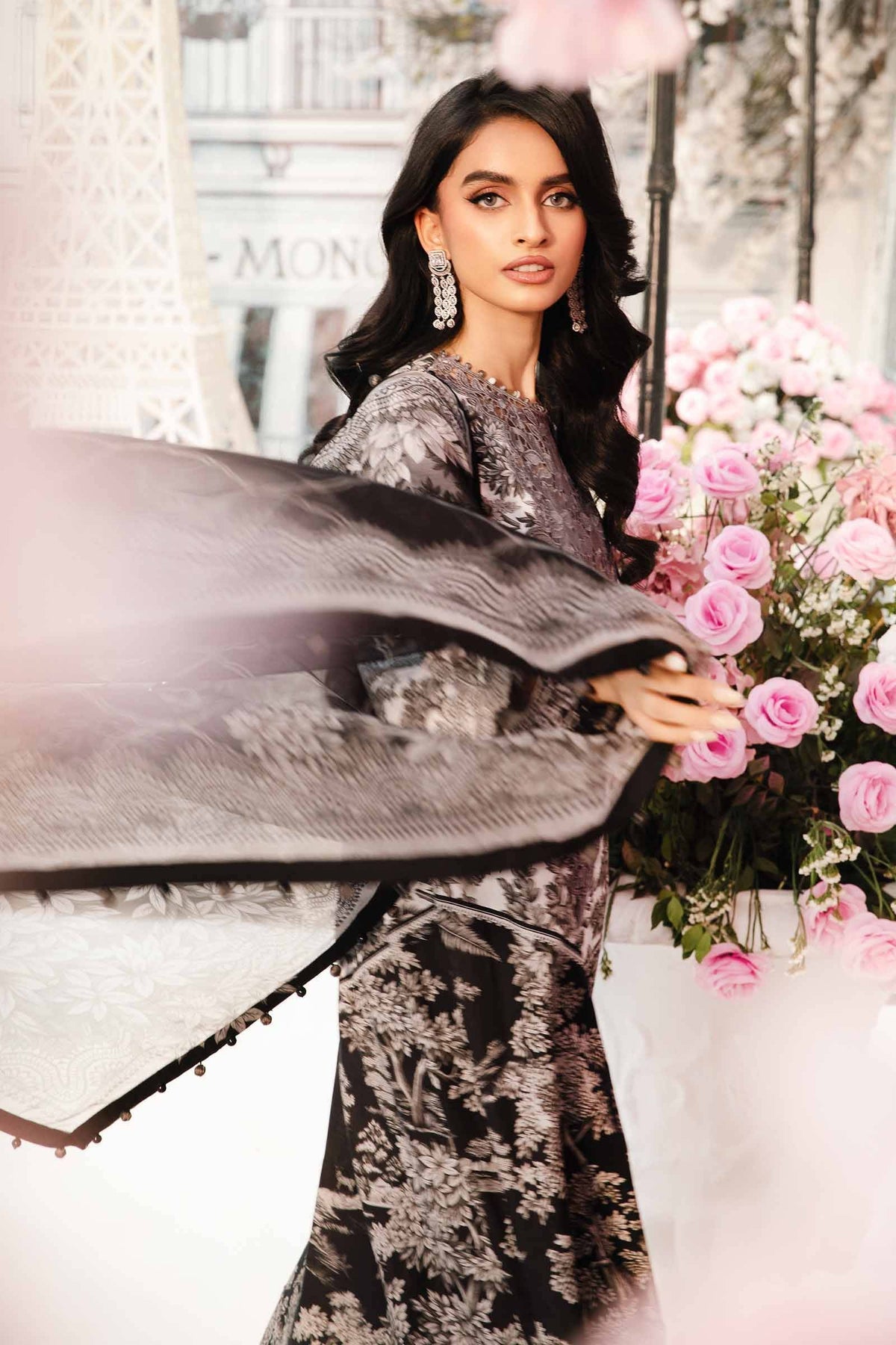 Maria B | M Prints Summer 25 | MPT-2608-B by Maria Faisal - Registered Vendor of : Maria B - type : Ladies Clothes - 100% original wedding dresses