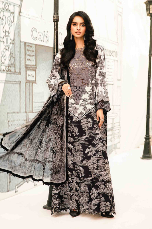Maria B | M Prints Summer 25 | MPT-2608-B by Maria Faisal - Registered Vendor of : Maria B - type : Ladies Clothes - 100% original wedding dresses