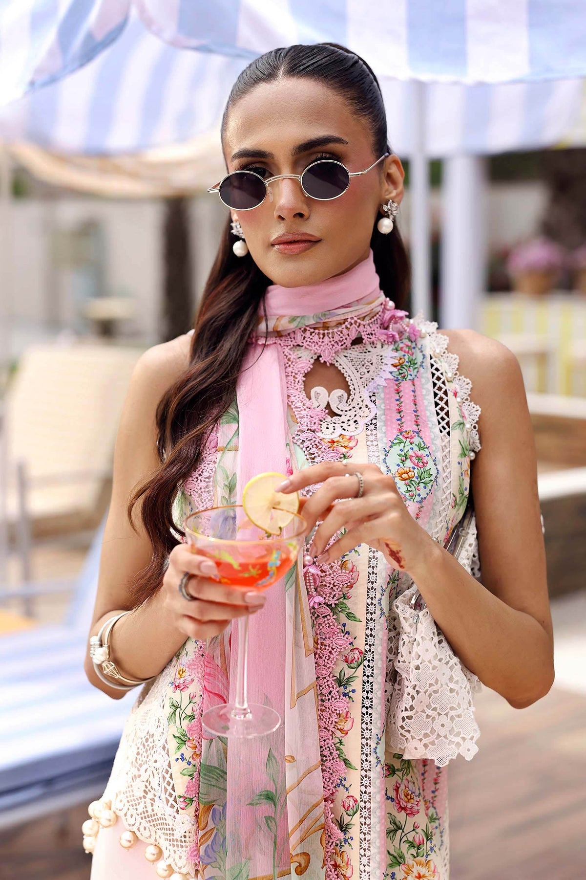 Maria B | M Prints 26 | MPT-3010-A - Luxury Dress - available at Maria Faisal in UK and USA.