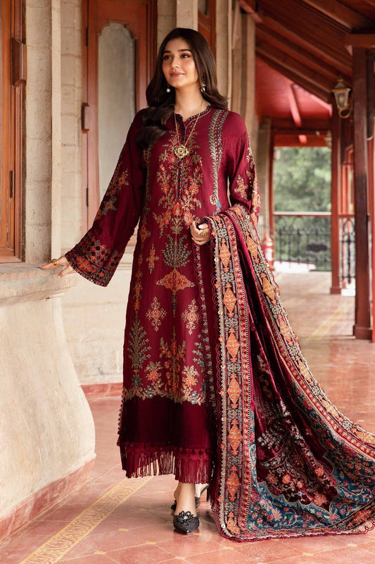 Maria B | Winter Luxe 24 | Velvet DL-1210 - Ladies Clothes - Maria Faisal