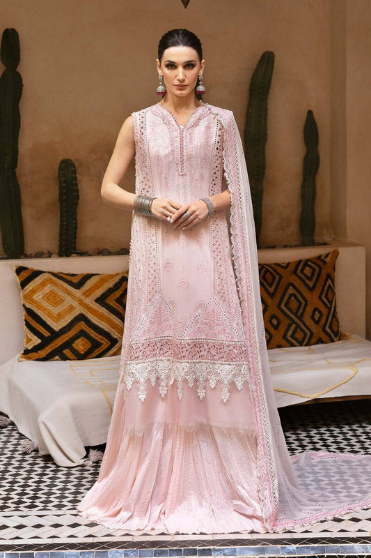Maria B | Luxury Lawn 25 | D-2511-A by Maria Faisal - Registered Vendor of : Maria B - type : Ladies Clothes - 100% original wedding dresses
