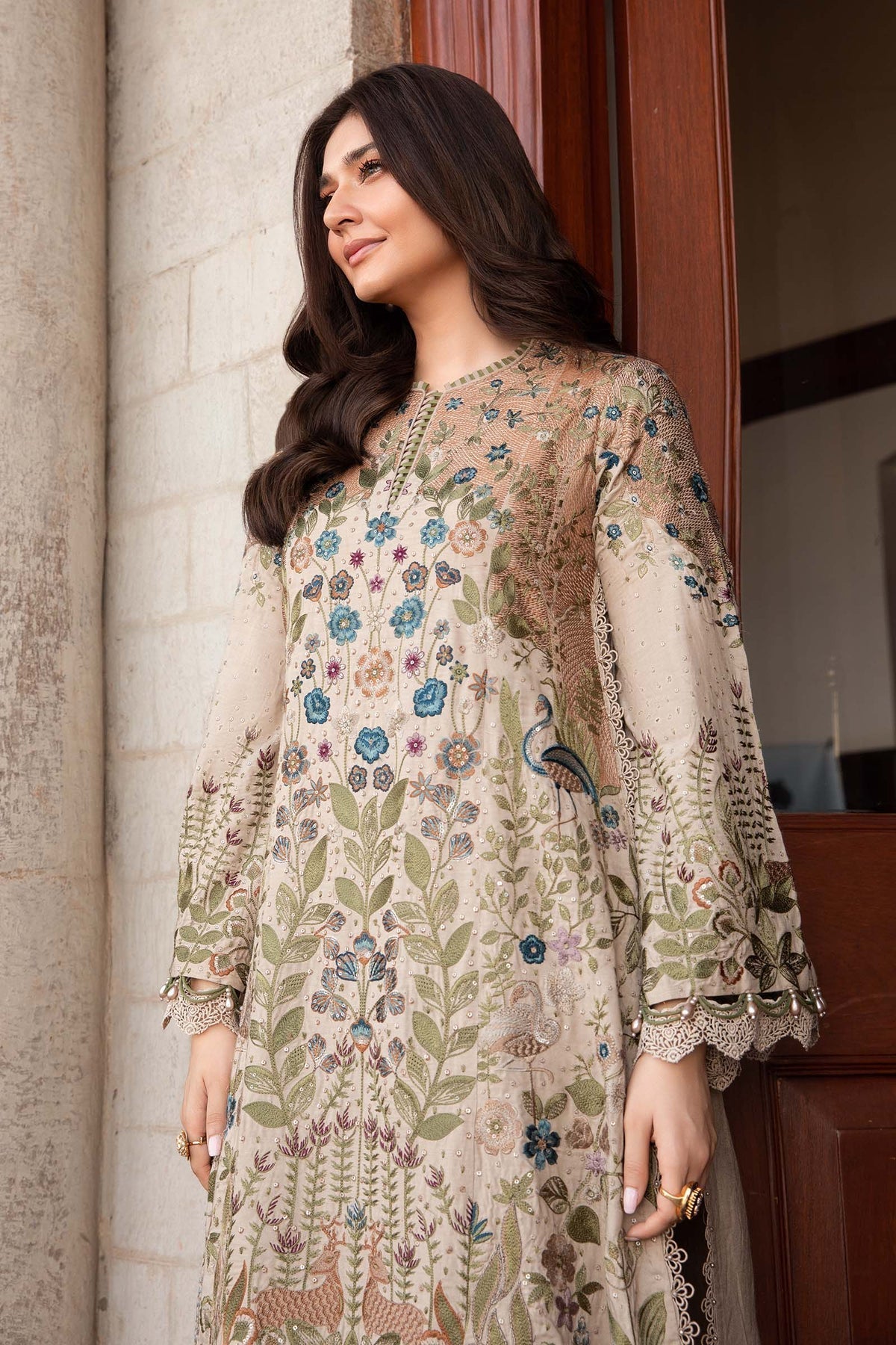Maria B | Winter Luxe 24 | DL-1211 - Ladies Clothes - Maria Faisal