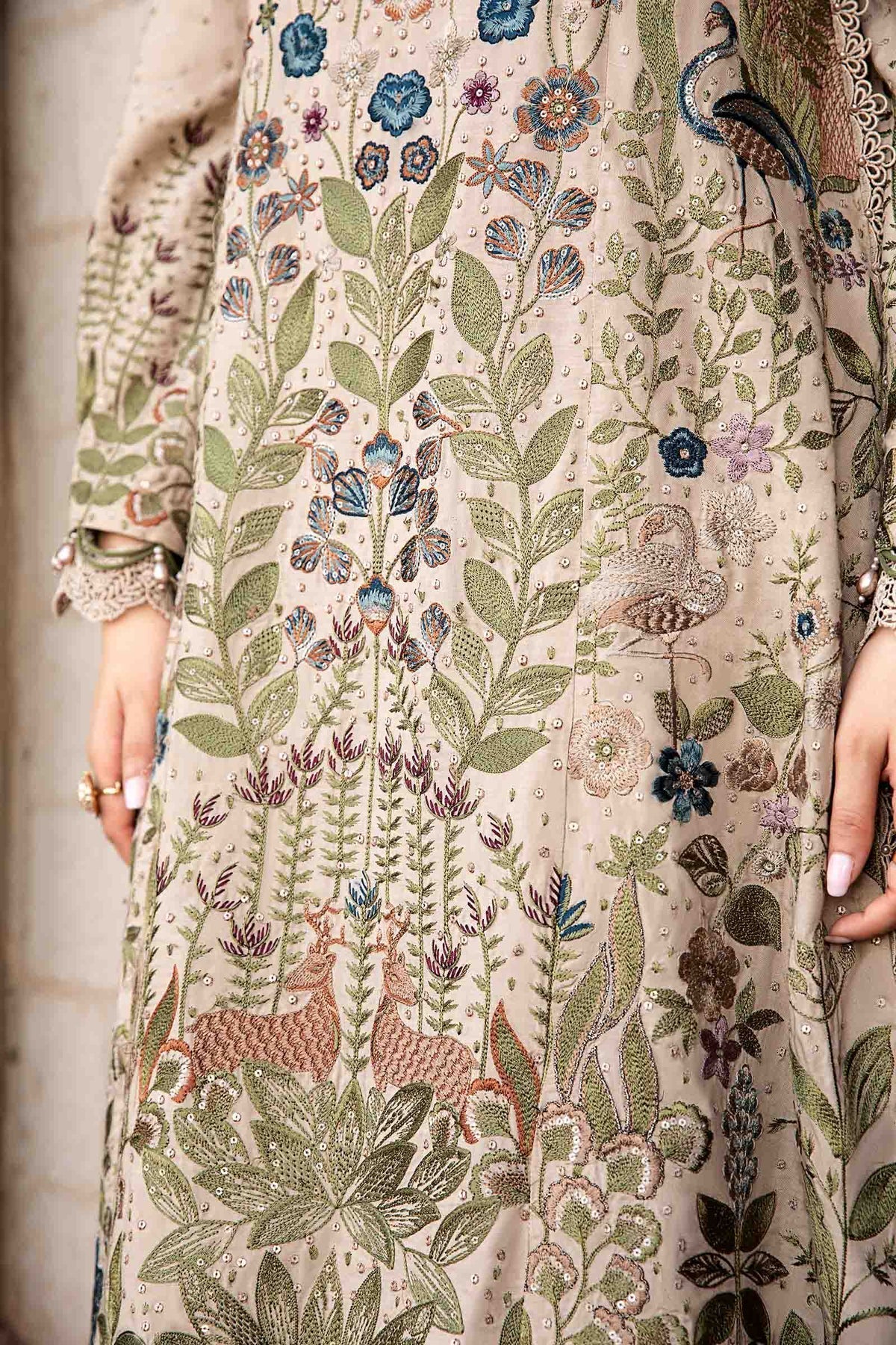 Maria B | Winter Luxe 24 | DL-1211 - Ladies Clothes - Maria Faisal