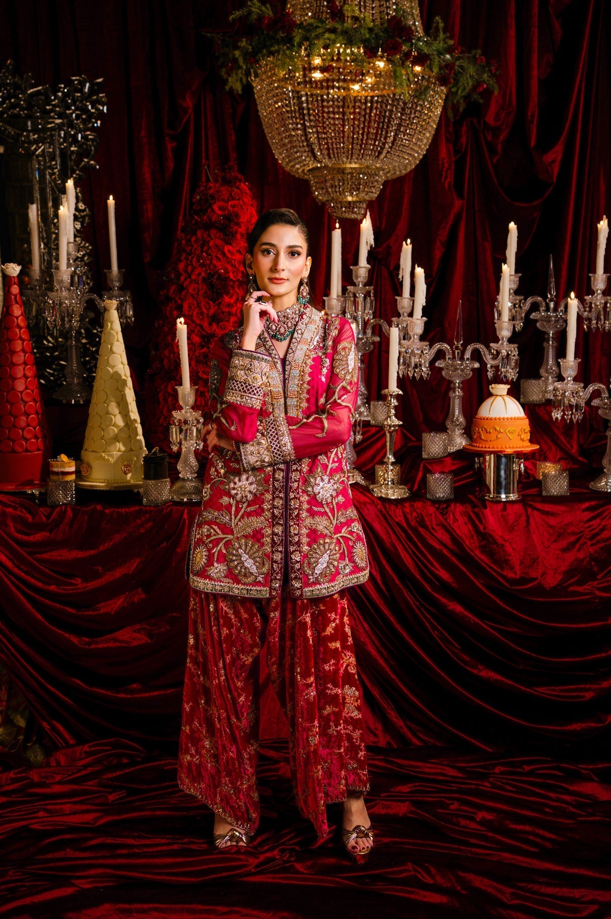 Sable Vogue | Laal Bagh Bridal Collection |SLB-1187 - Bridal Dress - available at Maria Faisal in UK and USA.