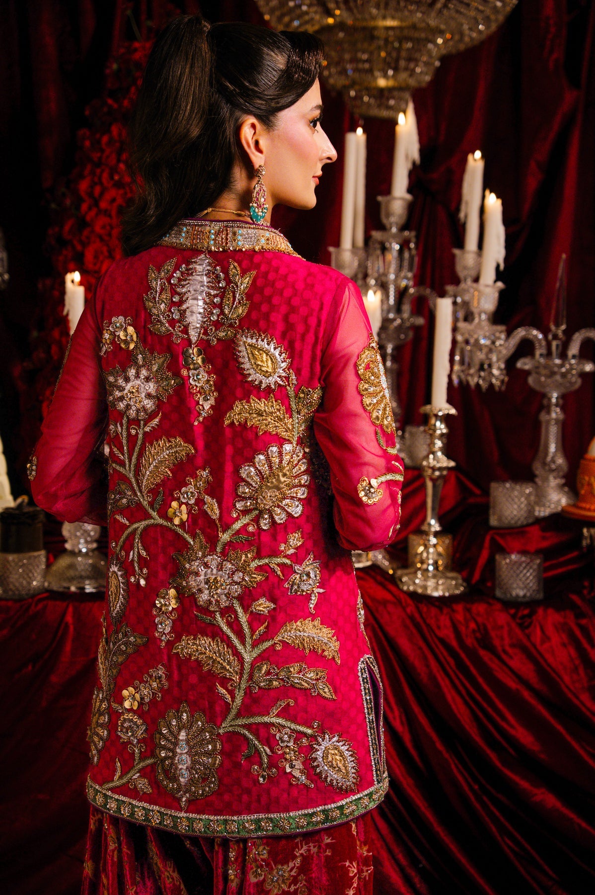 Sable Vogue | Laal Bagh Bridal Collection |SLB-1187 - Bridal Dress - available at Maria Faisal in UK and USA.