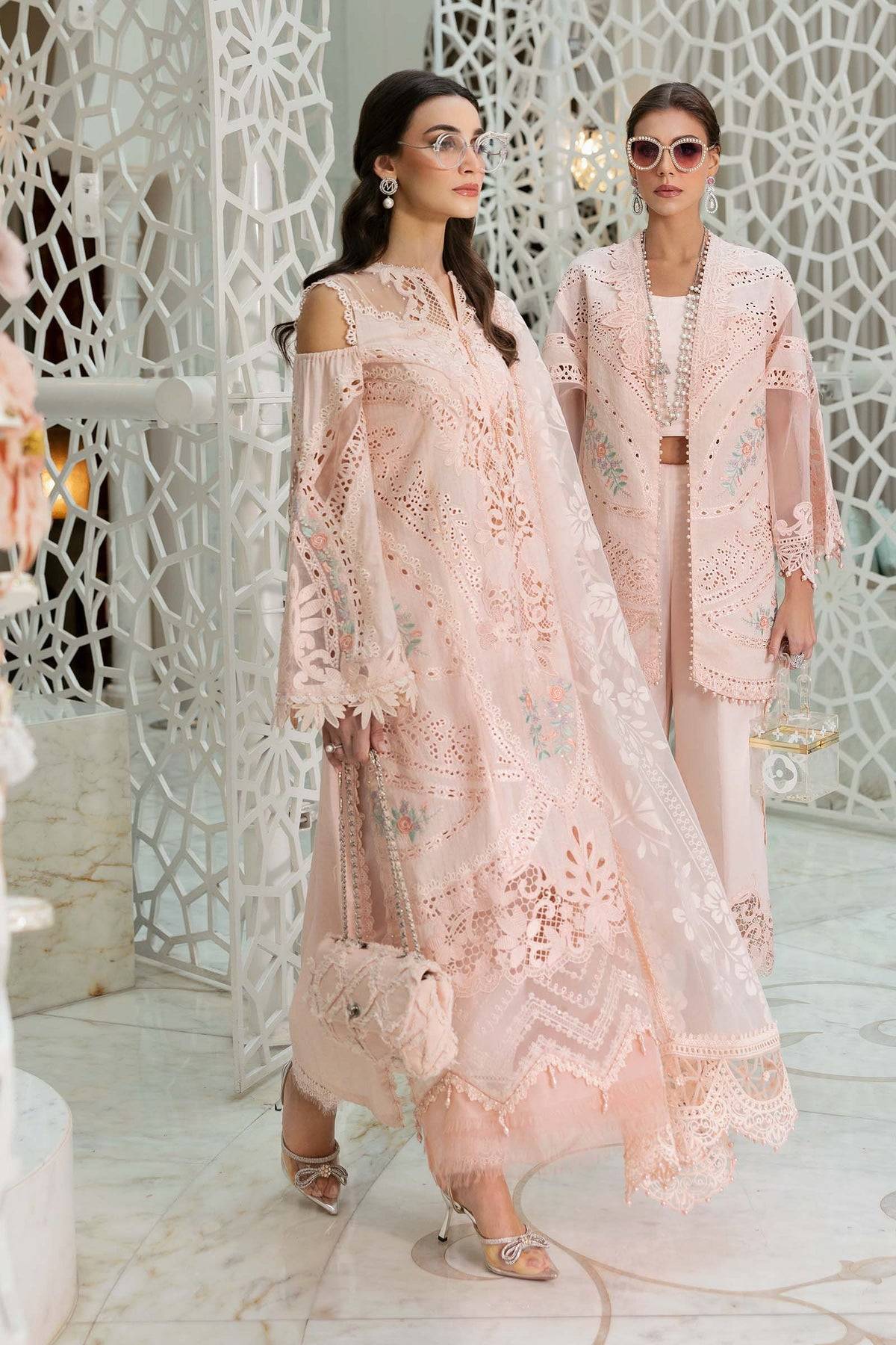 Maria B | Luxury Lawn 25 | D-2513-A by Maria Faisal - Registered Vendor of : Maria B - type : Ladies Clothes - 100% original wedding dresses