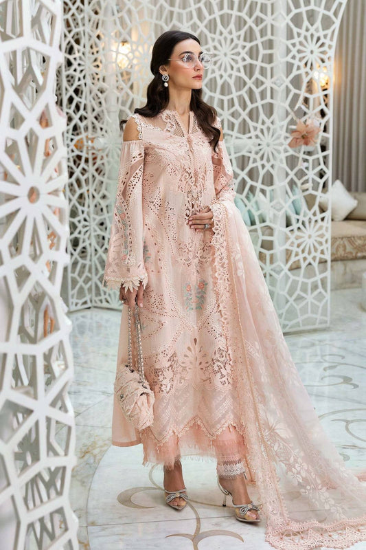 Maria B | Luxury Lawn 25 | D-2513-A by Maria Faisal - Registered Vendor of : Maria B - type : Ladies Clothes - 100% original wedding dresses