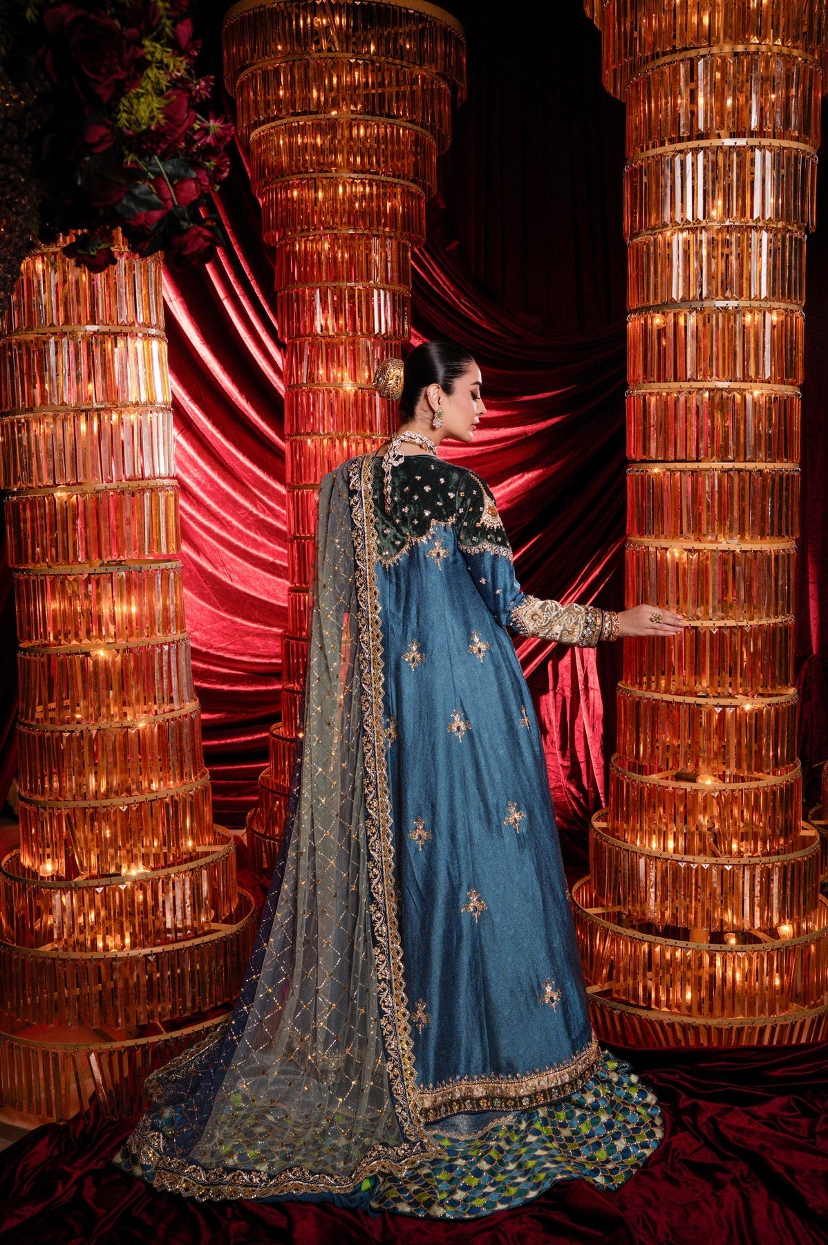 Sable Vogue | Laal Bagh Bridal Collection | SLB-1569 - Bridal Dress - available at Maria Faisal in UK and USA.